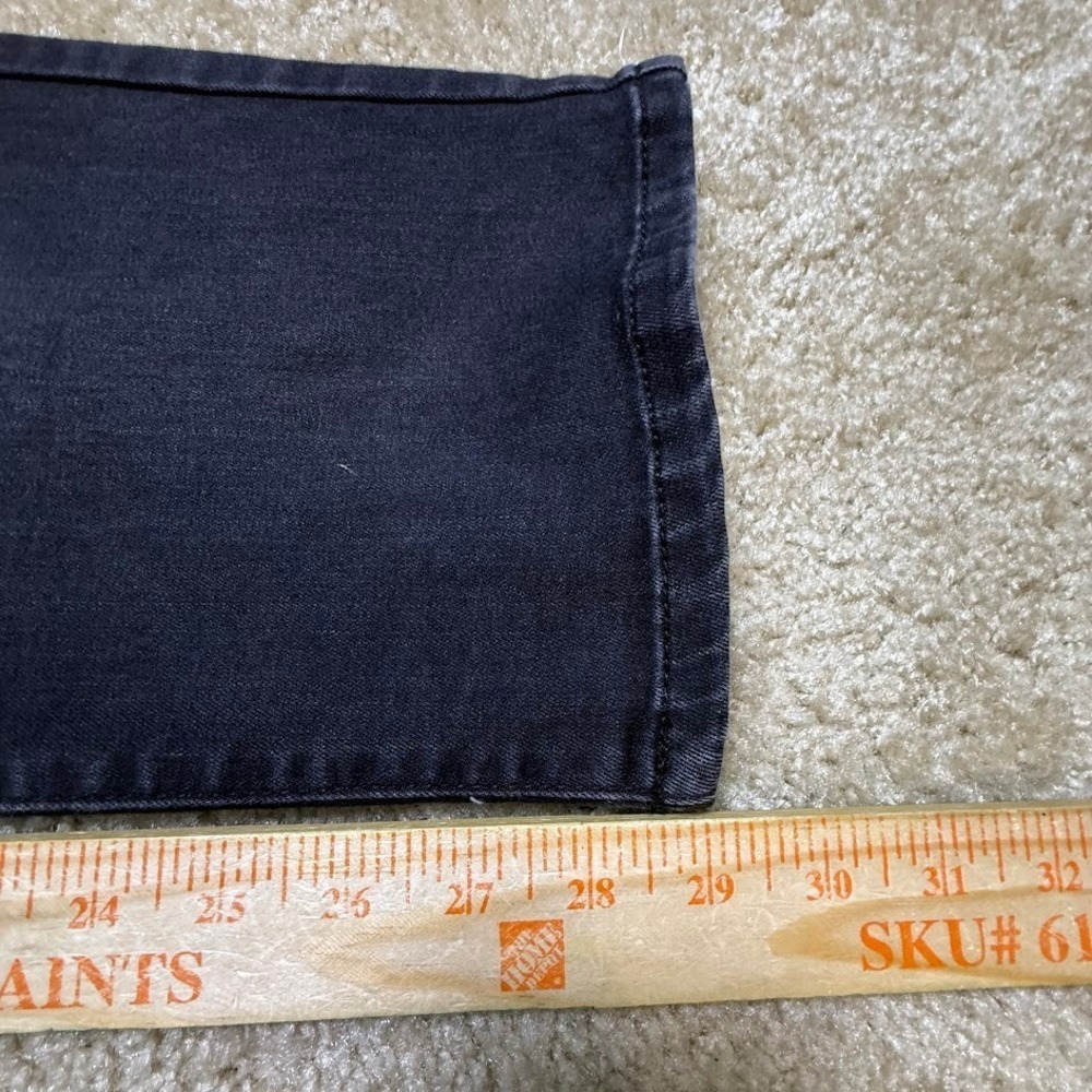 Buffalo David Bitton Womens 12 Alyssa Black High-Rise Straight Leg Jeans 34x29 - Picture 8 of 8